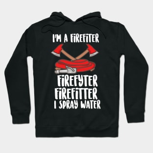 Fire Truck, Funny Firefighter Hoodie